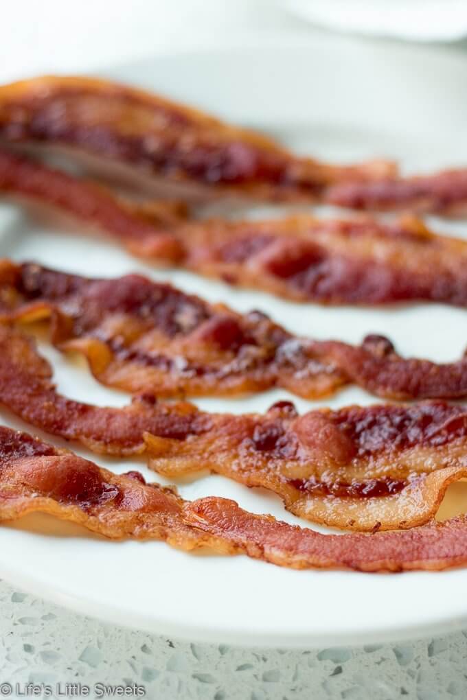 crispy Bacon on a plate 