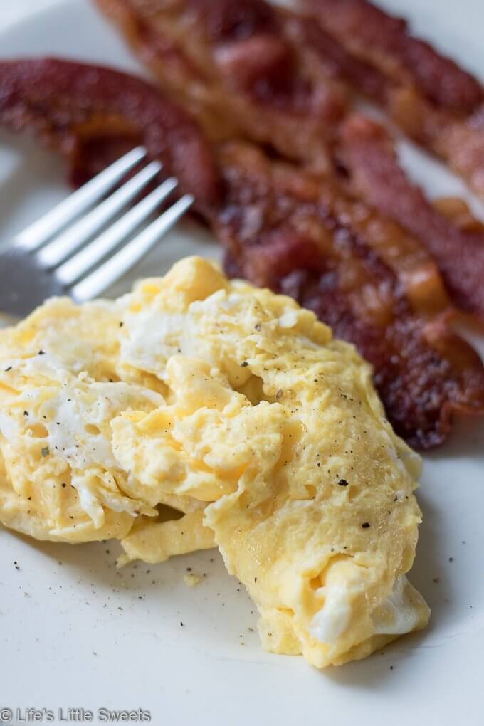 Scrambled Eggs in Bacon Fat