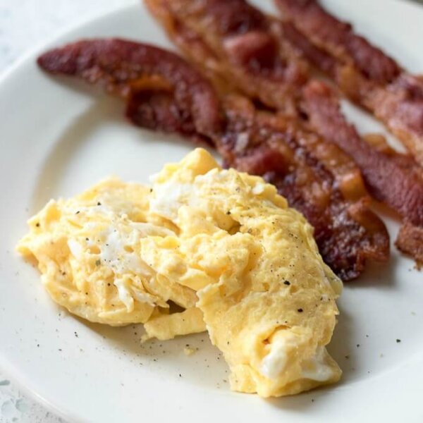 Scrambled Eggs in Bacon Fat (Keto, Paleo) Life's Little Sweets