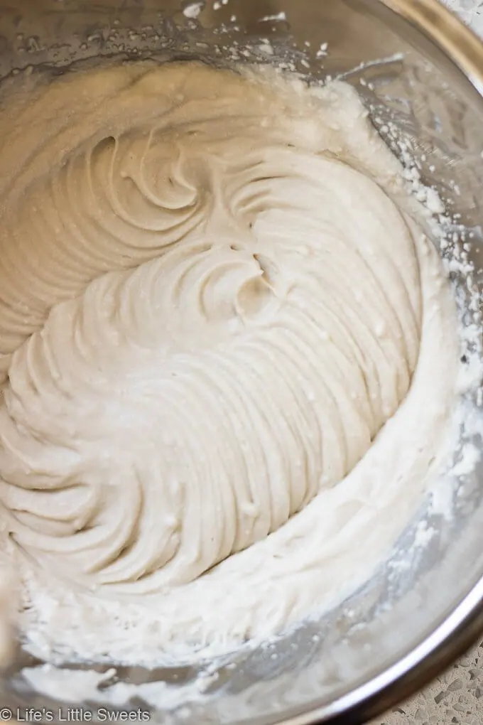 Vegan Coconut Whipped Cream and Frosting overhead in a bowl