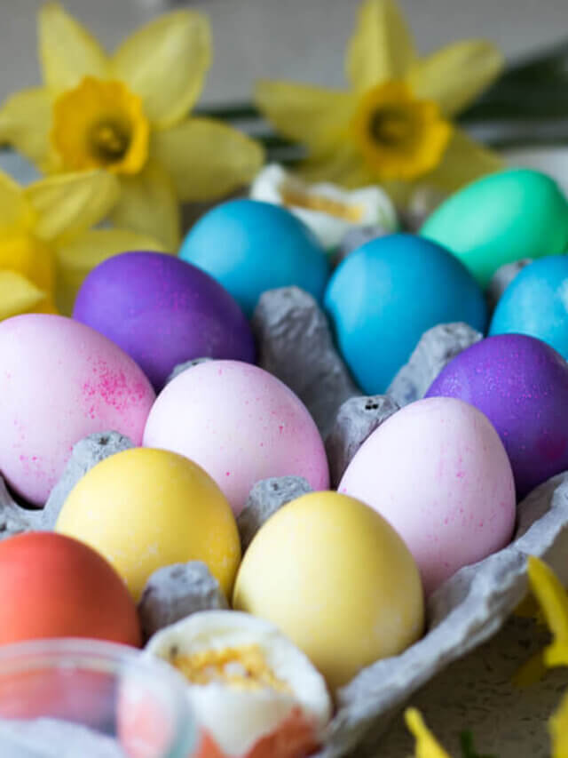 DYED EASTER EGGS STORY