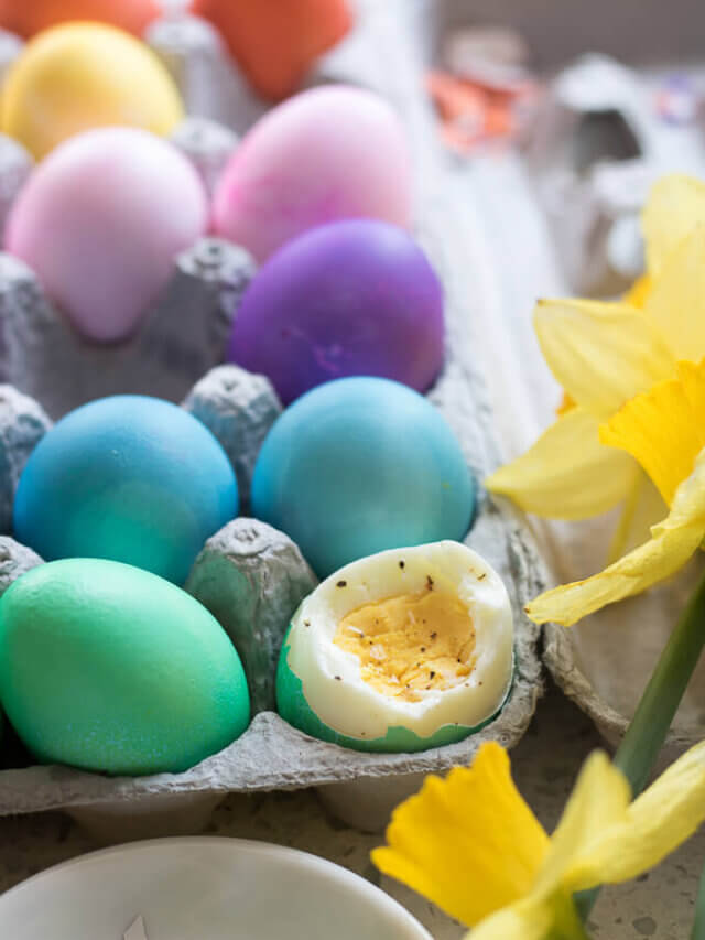 How to Make Dyed Easter Eggs Story