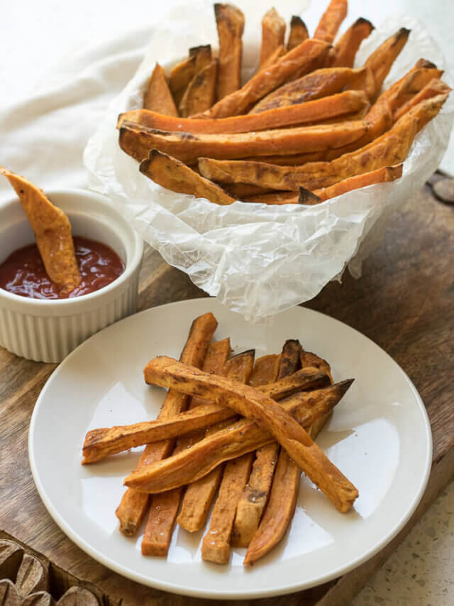 Baked Sweet Potato Fries Recipe Story