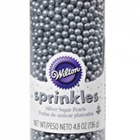 Wilton 710-1174 Sugar Pearls, Silver, 4.8 Ounce