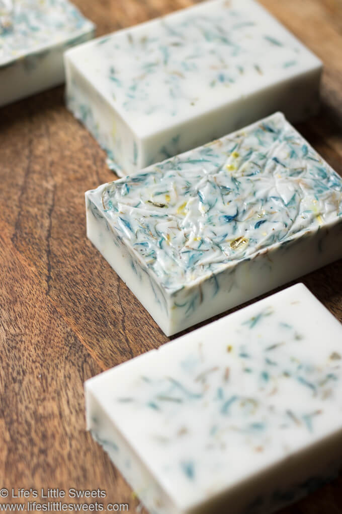 How to Make Cornflower Rose Shea Butter Soap (Homemade, Heat Pour Method) Life's Little Sweets