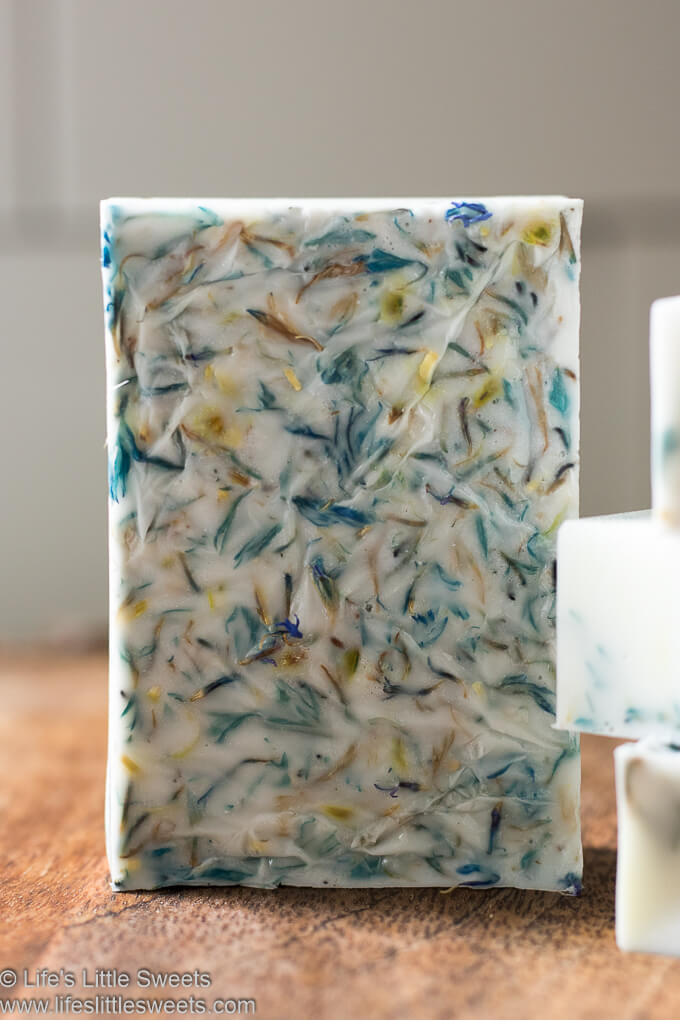How to Make Cornflower Rose Shea Butter Soap (Homemade, Heat Pour Method) Life's Little Sweets
