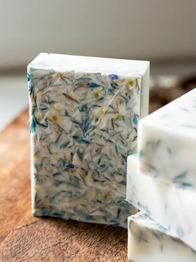 How to Make Cornflower Rose Shea Butter Soap Story