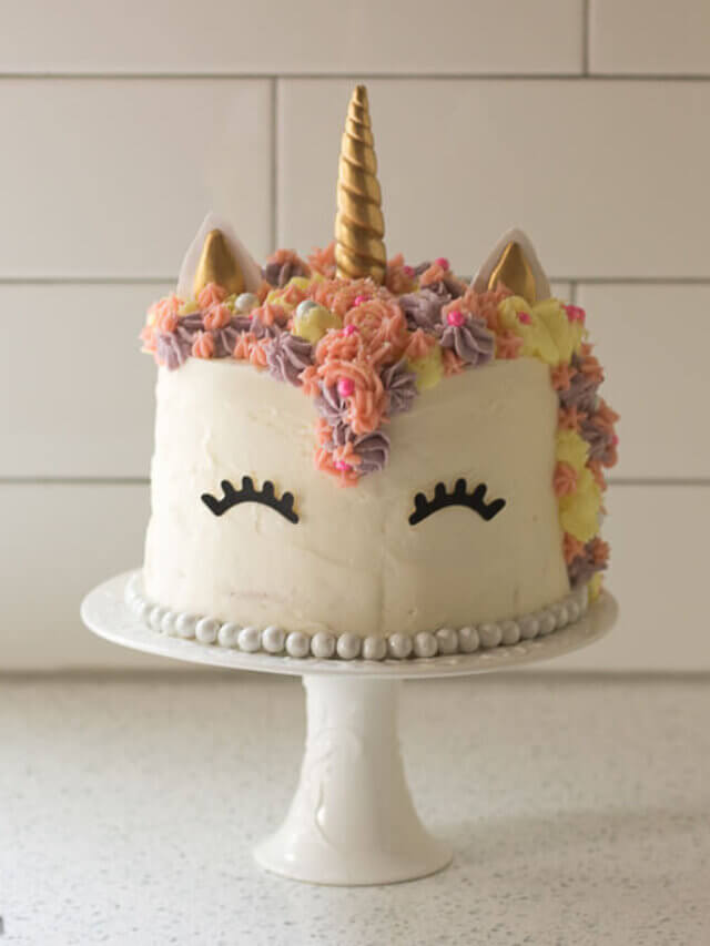 Unicorn Rainbow Cake Story