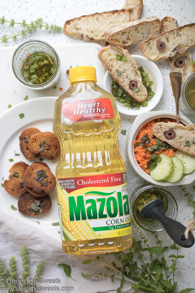 Fresh Herb Salad Dressing (Sage, Basil, Mint, Corn Oil, Salt, Pepper