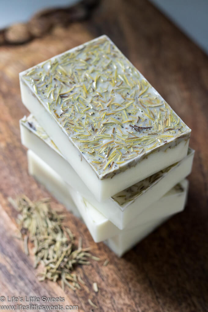 How to Make Rosemary Soap lifeslittlesweets.com