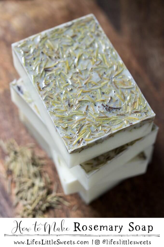 How to Make Rosemary Soap lifeslittlesweets.com 