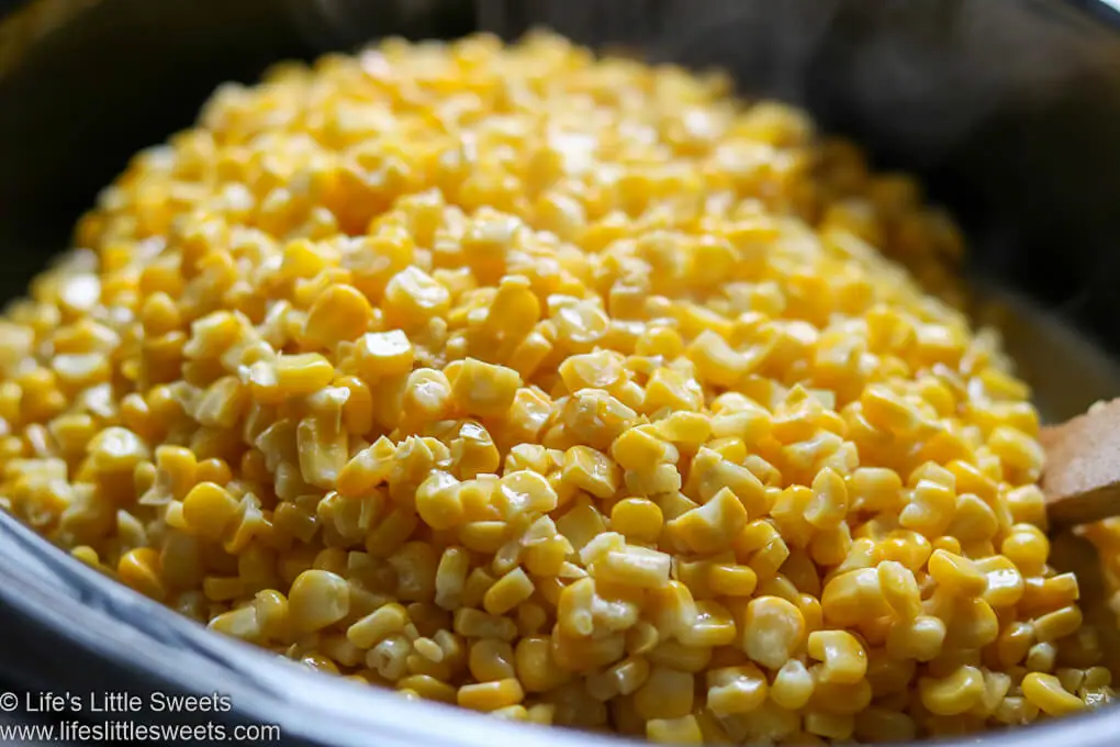 Slow Cooker Crock-Pot Butter Corn lifeslittlesweets.com
