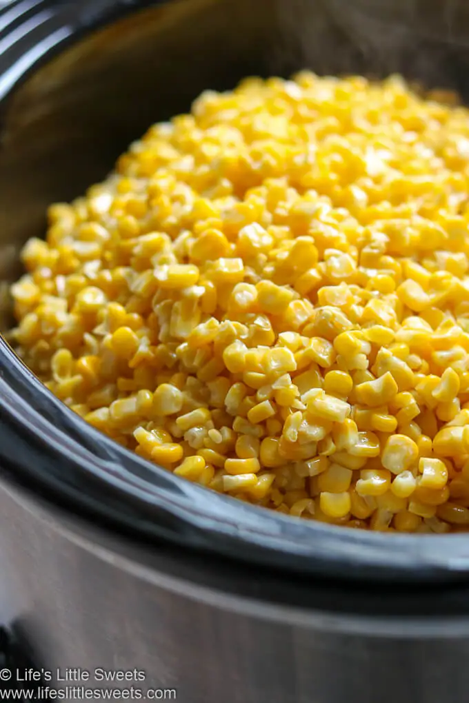 Slow Cooker Crock-Pot Butter Corn lifeslittlesweets.com