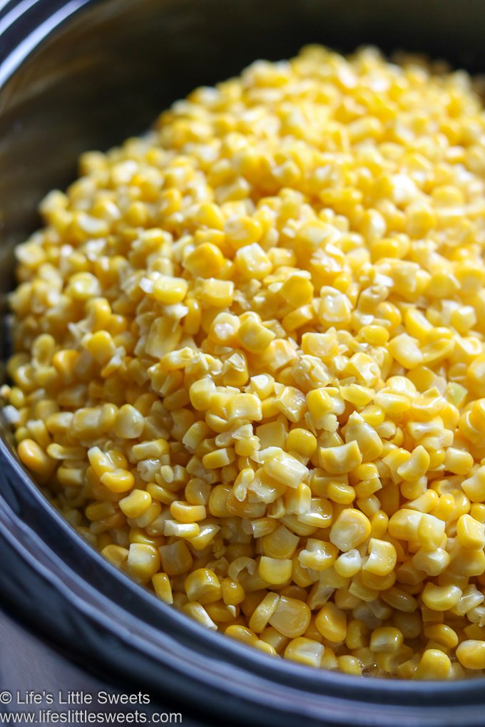 Slow Cooker Crock-Pot Butter Corn lifeslittlesweets.com