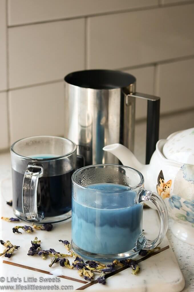 hot blue tea