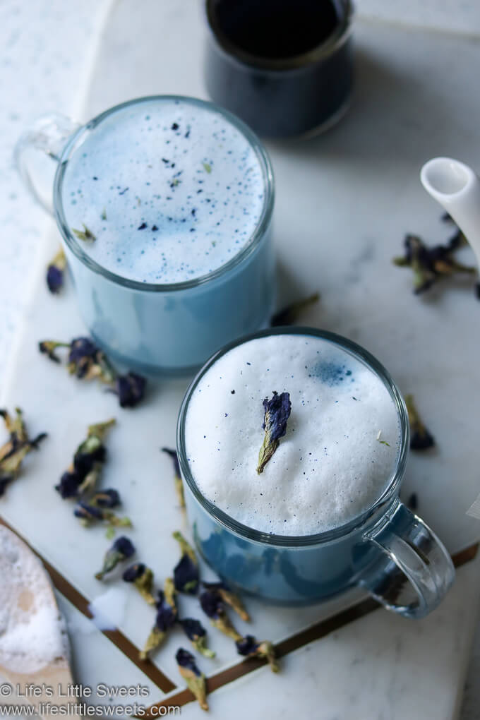 Blue Butterfly Pea Flower Tea Latte (Mermaid Latte) Life's Little Sweets