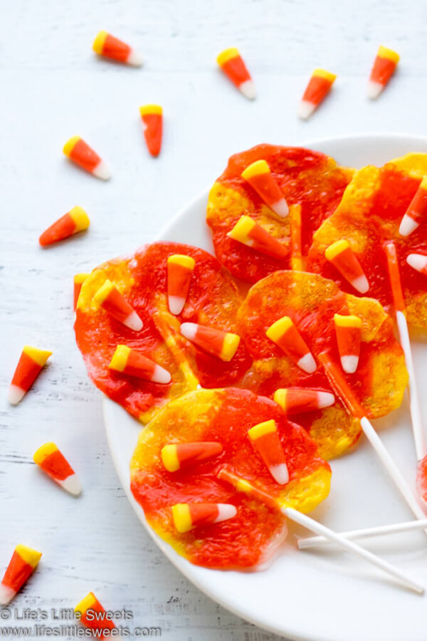 Candy Corn Lollipops Life's Little Sweets