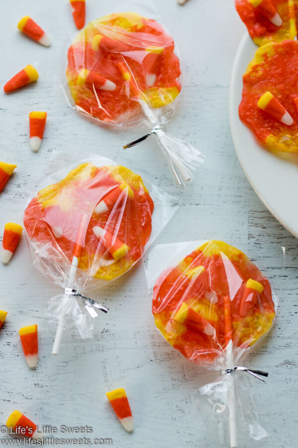Candy Corn Lollipops Life's Little Sweets