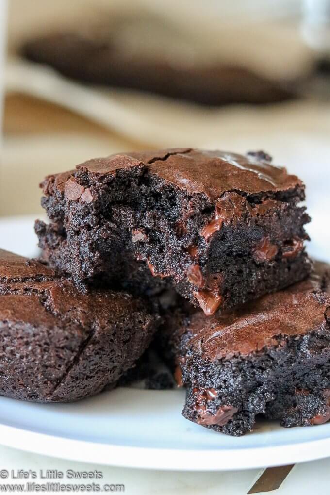 Cold Brew Brownies lifeslittlesweets.com