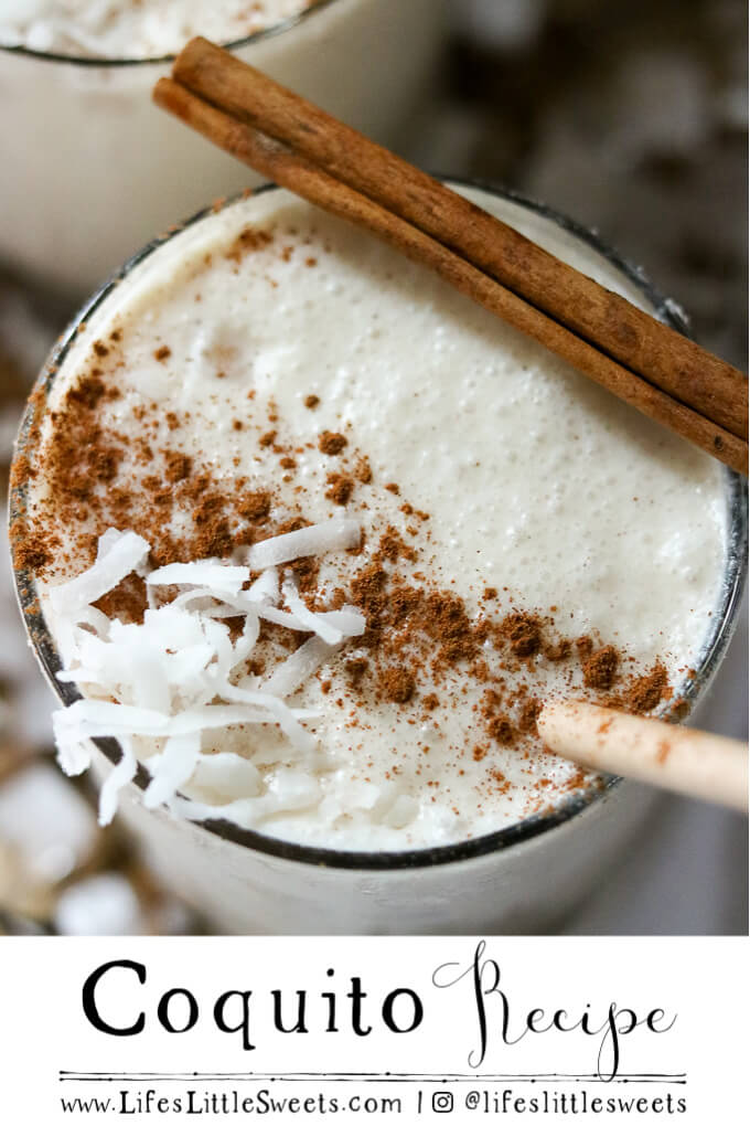 Coquito Puerto Rican Eggnog Coconut