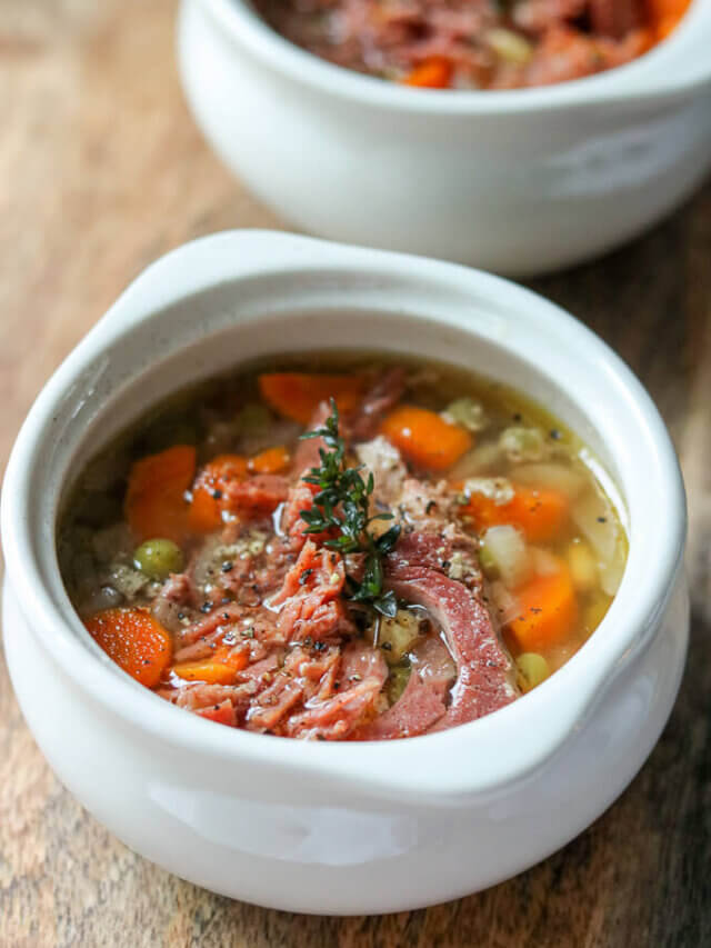 Instant Pot Ham Vegetable Soup Story