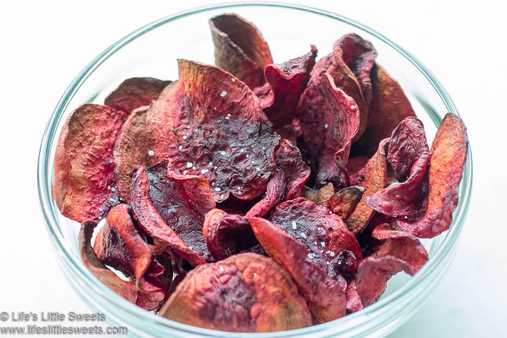 Air Fryer Beet Chips www.lifeslittlesweets.com