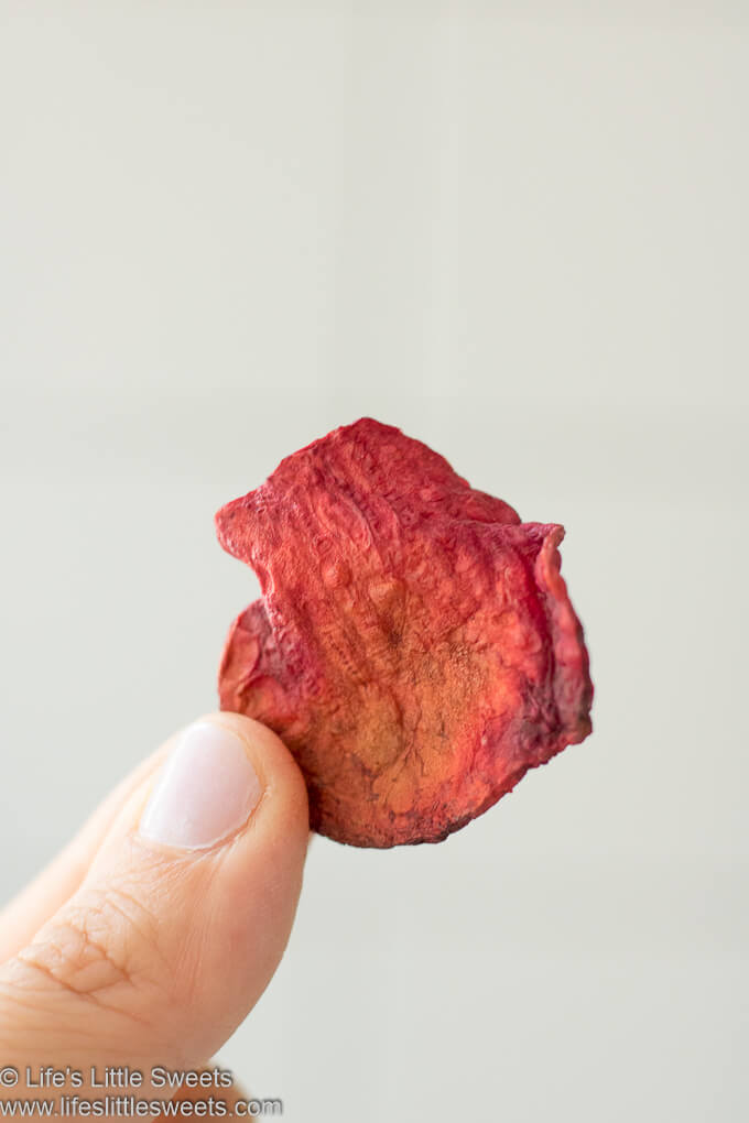 Air Fryer Beet Chips - Healthy, Snack, Nutritious, Savory #beets #airfryer #beetchips #snack #healthy #easy #nutritious www.lifeslittlesweets.com