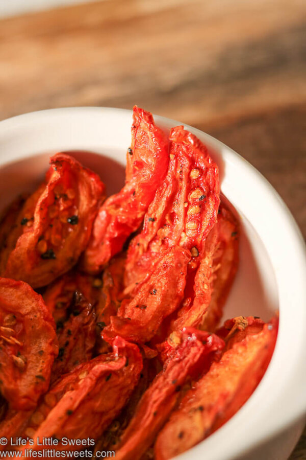 Air Fryer SunDried Tomatoes (Vegan, GF) Life's Little Sweets