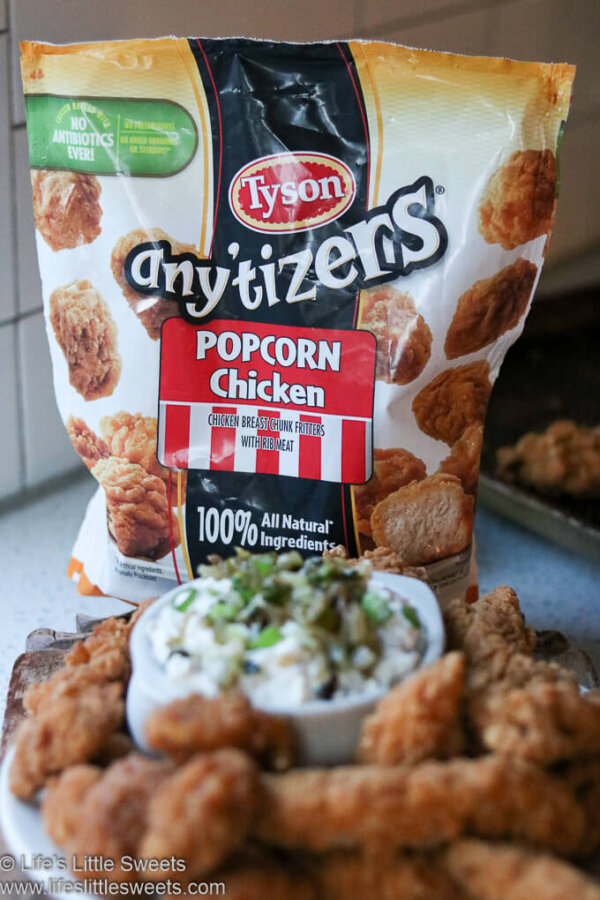 Bacon Cheddar Ranch Onion Dip with Tyson® Crispy Chicken Strips