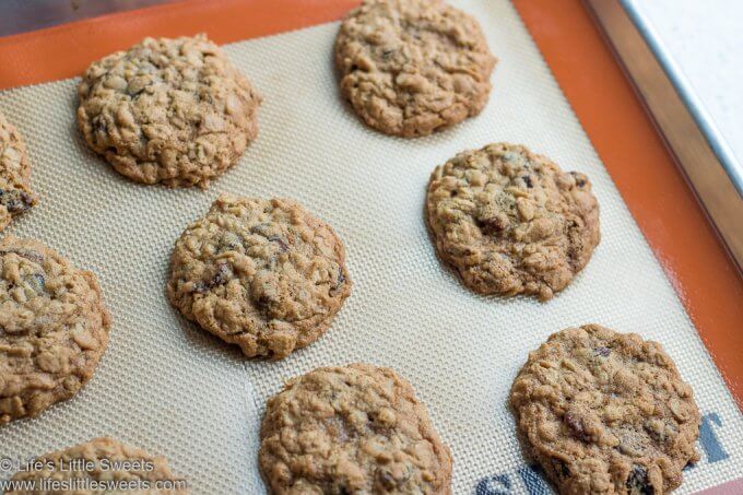 Oatmeal Raisin Cranberry Cookies just baked