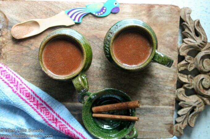 Mexican Hot Chocolate in a green mug