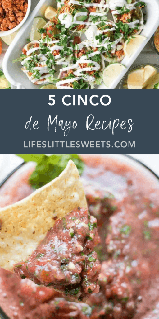 5 Cinco de Mayo Recipes with text overlay