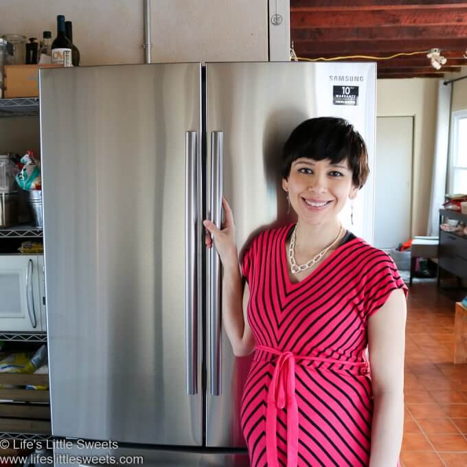 Our New Refrigerator - we are sharing our latest addition to our kitchen, our new Samsung French Door refrigerator. #refrigerator #kitchen #appliance #kitchenappliance #Samsung 
