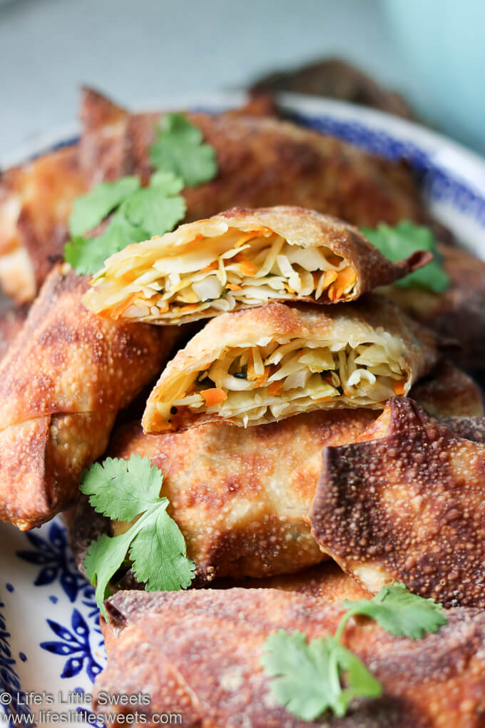 Air Fryer Egg Rolls in a pile