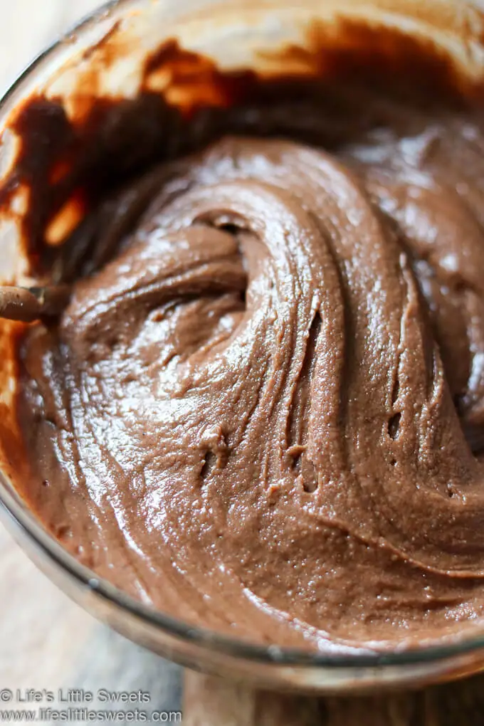 Chocolate Peanut Butter spread in a mixing bowl