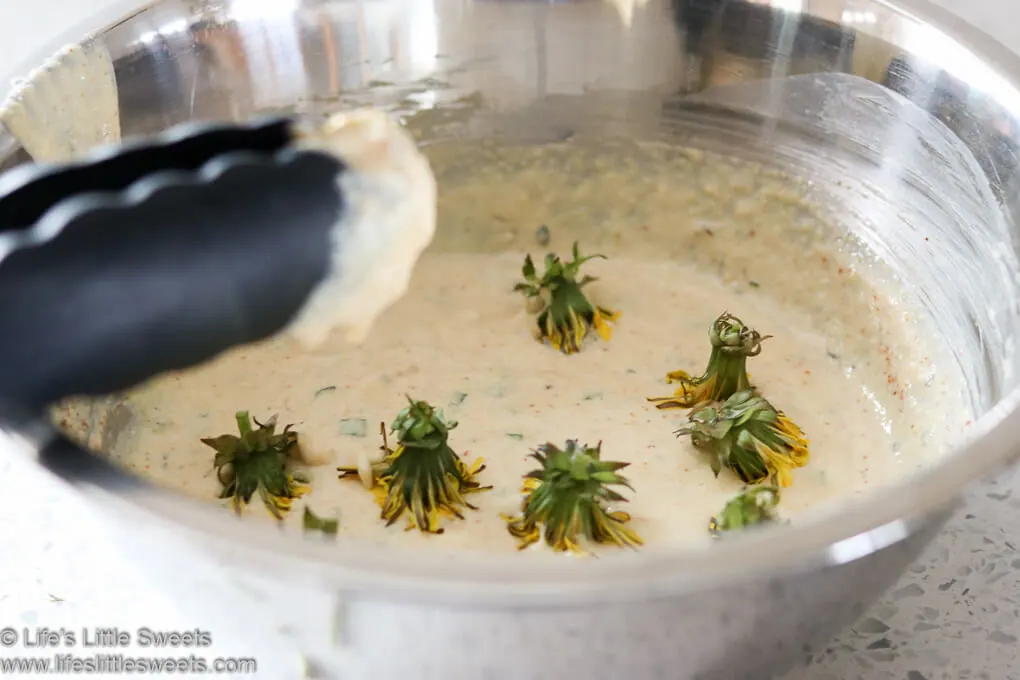 Dandelion Fritters