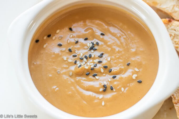 Easy Peanut Sauce in a bowl