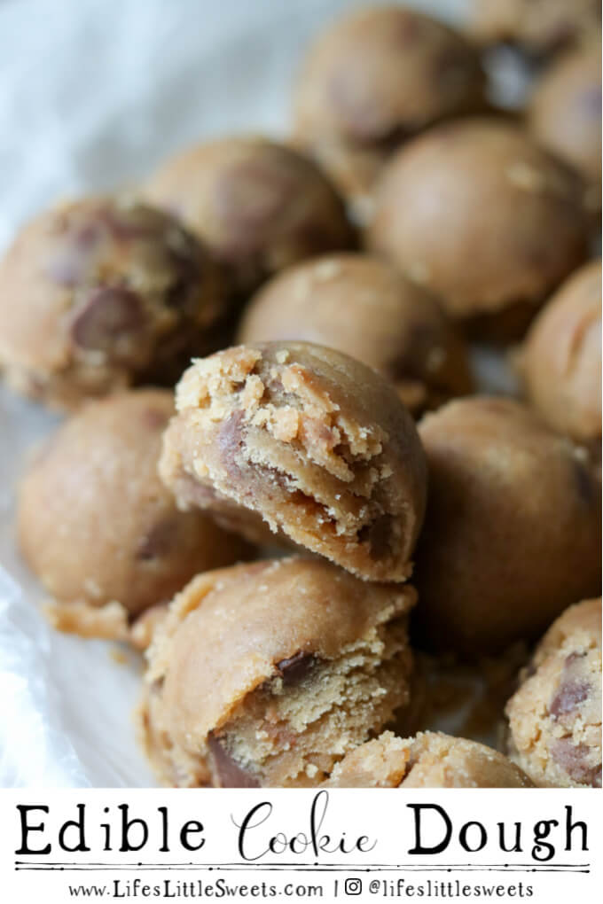 Edible Cookie Dough up close