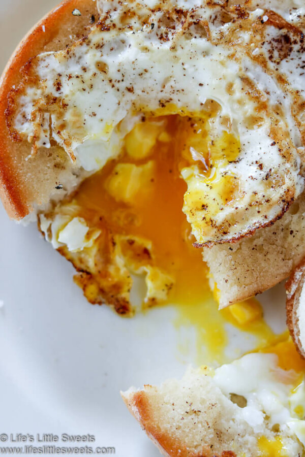 Egg In a Hole Bagel (Breakfast) Life's Little Sweets