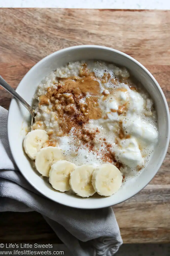 Fluffernutter Oatmeal