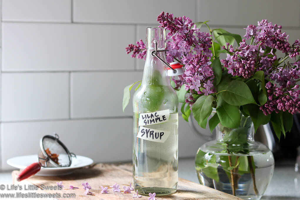 Lilac Flower Simple Syrup Story Life's Little Sweets