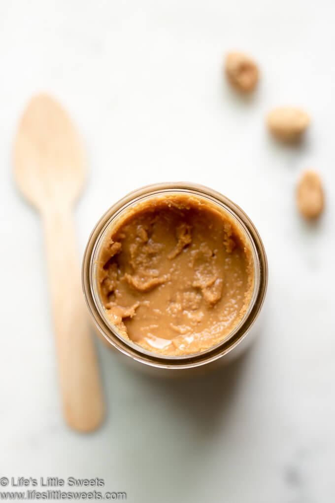Peanut Butter overhead of the jar