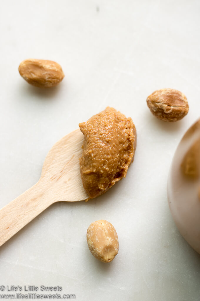 Peanut Butter on a wooden spoon