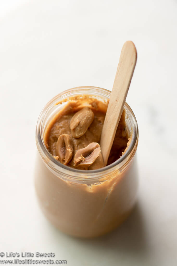 Peanut Butter with a wooden stick