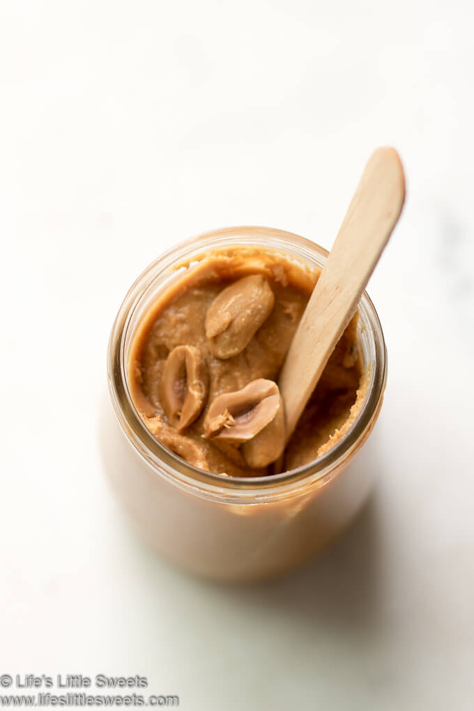 Peanut Butter with a wooden stick
