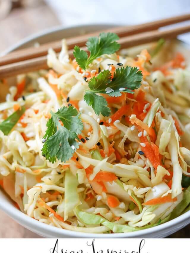Asian Inspired Cole Slaw Recipe Story