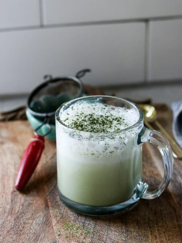 MATCHA GREEN TEA LATTE STORY