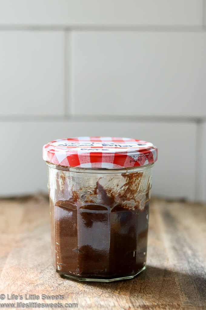 Chocolate Almond Butter Recipe in a jar