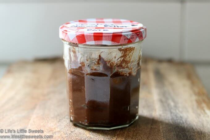 Chocolate Almond Butter Recipe in a jar