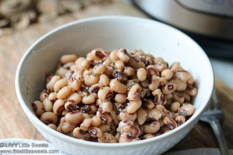 Instant Pot Black Eyed Peas (Pressure Cooker) Life's Little Sweets